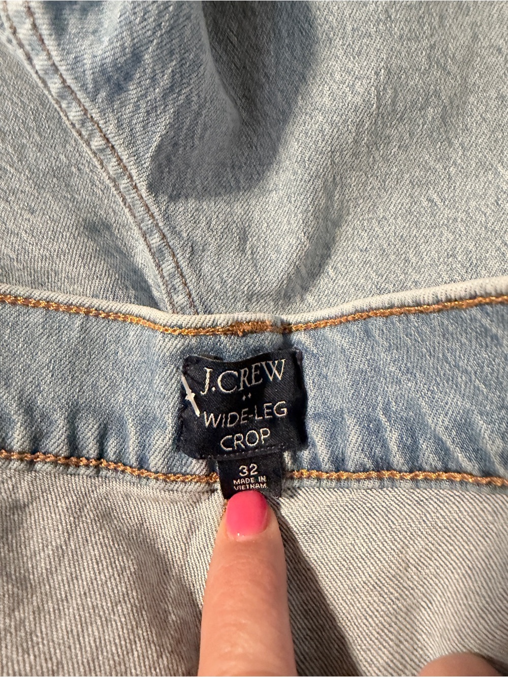 J. Crew Light Blue Wide-Leg Jeans - Picture 6 of 6